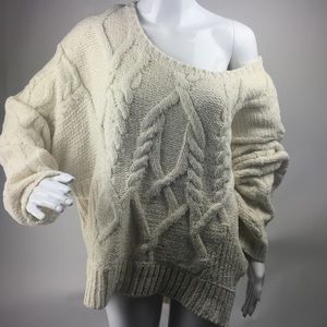 Sleeping on Snow Anthropologie Cable Knit Sweater
